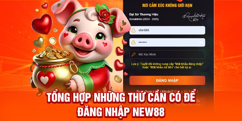 Tổng hợp những thứ cần có để đăng nhập New88